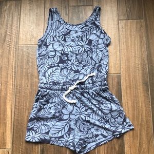 Gap Blue Floral Romper